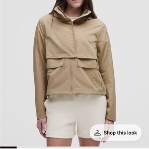 lululemon athletica Tan Utility Jacket NWT